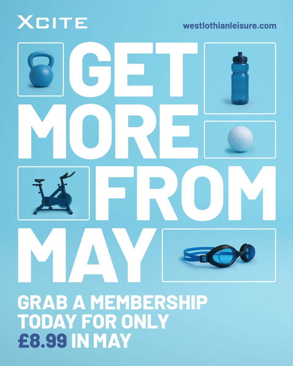 Get More From May with Xcite!

Join anytime from 1st to 31st May and enjoy no joining fee and an initial payment of just £8.99 per person 🌟

Join now - ow.ly/5ru050VKq6N

T&amp;Cs apply.
