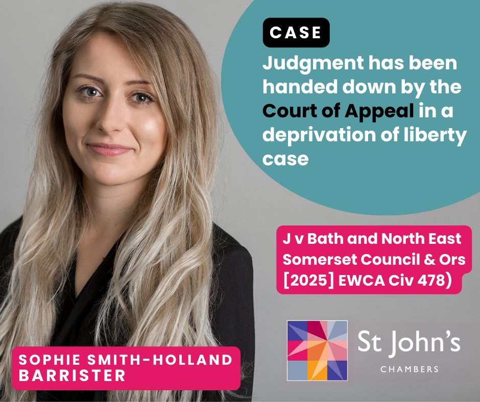 StJohnsChambers's tweet image. 📕 𝗔 𝗰𝗮𝘀𝗲 𝗰𝗼𝗻𝗰𝗲𝗿𝗻𝗶𝗻𝗴 𝘄𝗵𝗲𝘁𝗵𝗲𝗿 𝗮 𝗟𝗼𝗰𝗮𝗹 𝗔𝘂𝘁𝗵𝗼𝗿𝗶𝘁𝘆 𝗰𝗮𝗻 𝗰𝗼𝗻𝘀𝗲𝗻𝘁 𝘁𝗼 𝘁𝗵𝗲 𝗰𝗼𝗻𝗳𝗶𝗻𝗲𝗺𝗲𝗻𝘁 𝗼𝗳 𝗮 𝗰𝗵𝗶𝗹𝗱 𝗶𝗻 𝗶𝘁𝘀 𝗰𝗮𝗿𝗲, 𝘀𝘂𝗰𝗵 𝘁𝗵𝗮𝘁 𝘁𝗵𝗲𝗿𝗲 𝗶𝘀 𝗻𝗼 𝗿𝗲𝗾𝘂𝗶𝗿𝗲𝗺𝗲𝗻𝘁 𝗳𝗼𝗿 𝗮 𝗱𝗲𝗽𝗿𝗶𝘃𝗮𝘁𝗶𝗼𝗻…