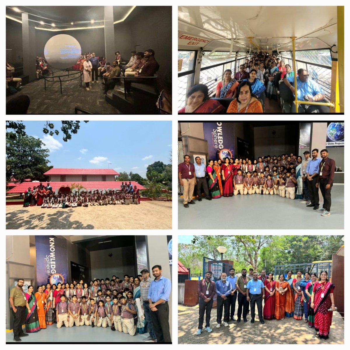 DAVCSPUR's tweet photo. Learning beyond classrooms @DAVCSPUR! Students visited Regional Science Centre, Bbsr to experience Knowledge on Sphere, a scientific visualisation system to watch immersive presentations on climate, space, &amp; earth sciences, gaining valuable insights through this interactive tool. https://t.co/0Hz1MDiFsS