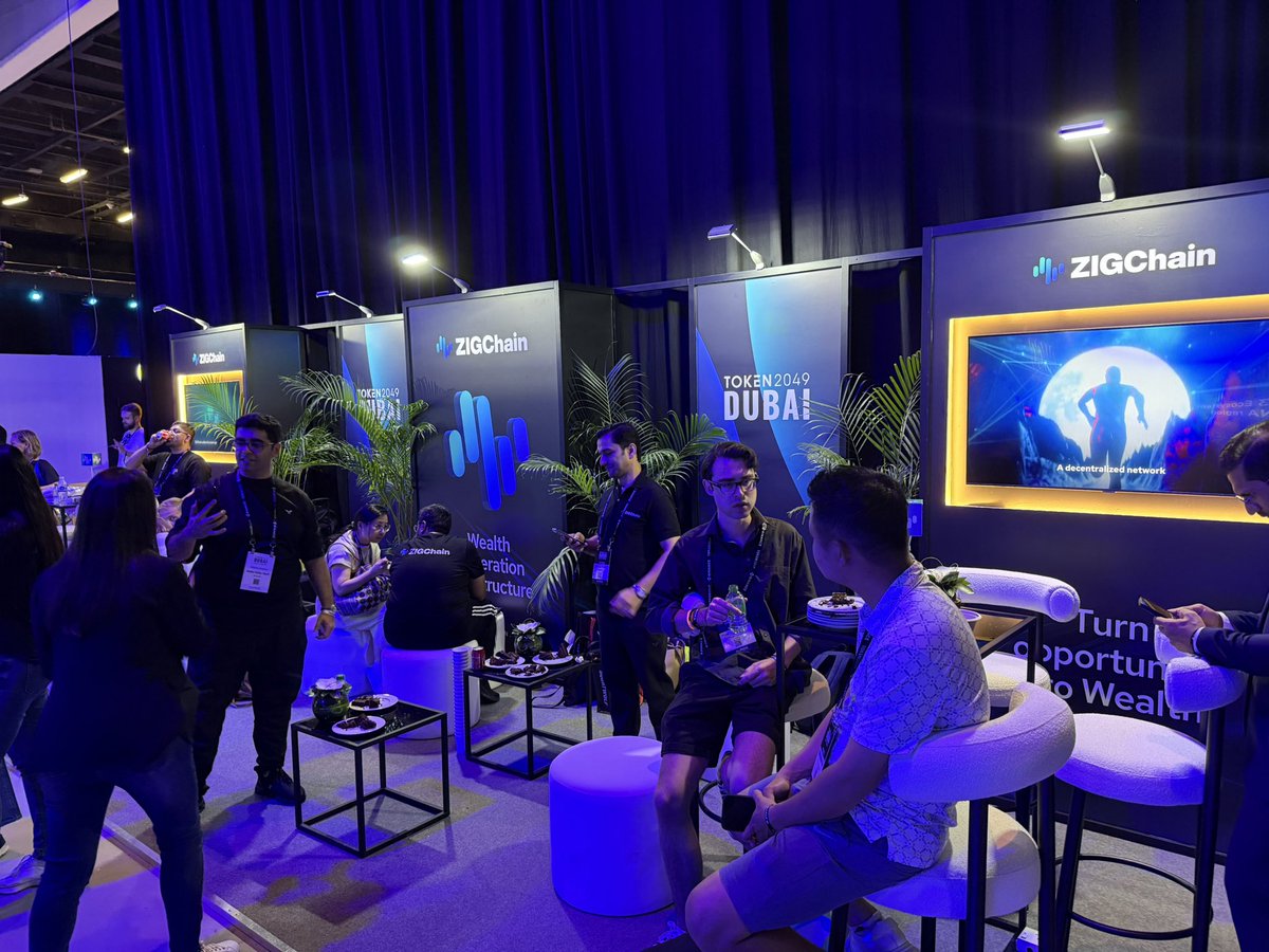 We are visiting our friends &amp; partners $ZIG - <a href="/ZIGChain/">ZIGChain</a> &amp; #M87 - <a href="/MessierM87/">M E S S I E R | M87</a> at #Token2049 today.

Their display stands are excellent.

Stay tuned as we have builds incoming with both of them. Technological integrations!

You can spot $SPECT
