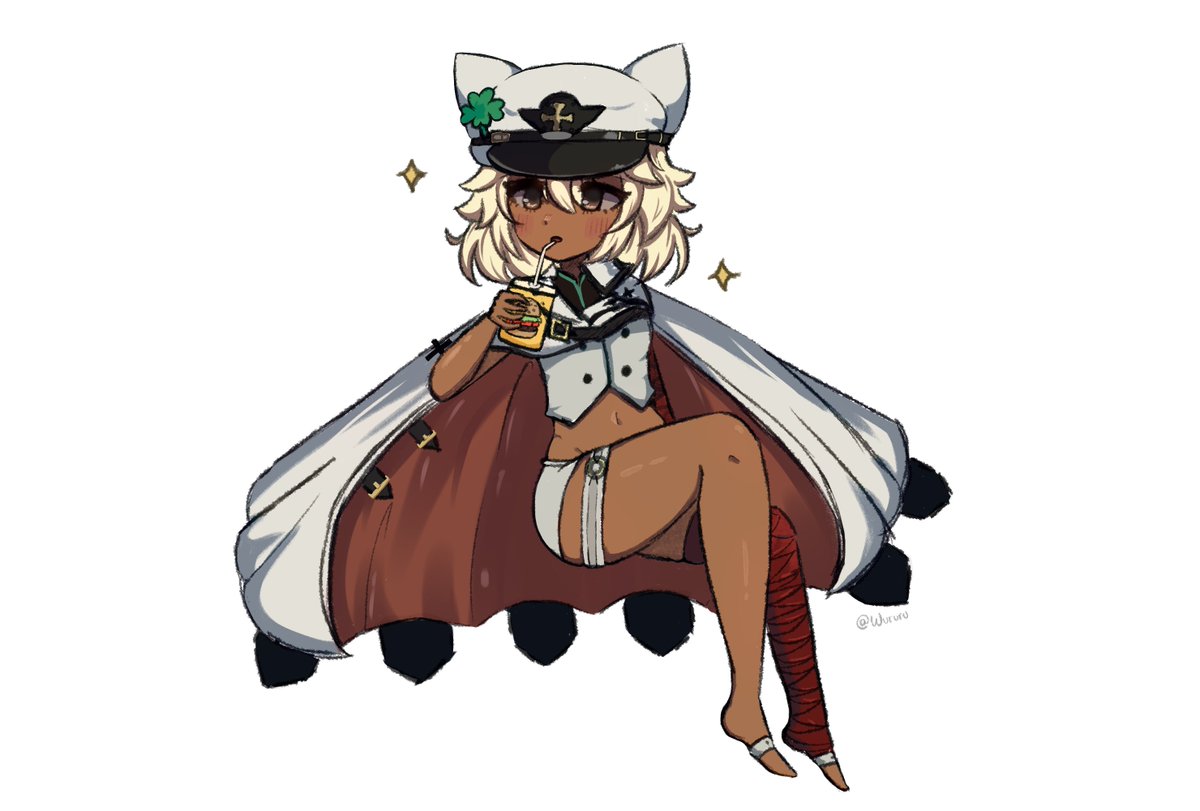 wururu's tweet image. ✮⋆˙ sketch a color #GGST #GuiltyGearStrive