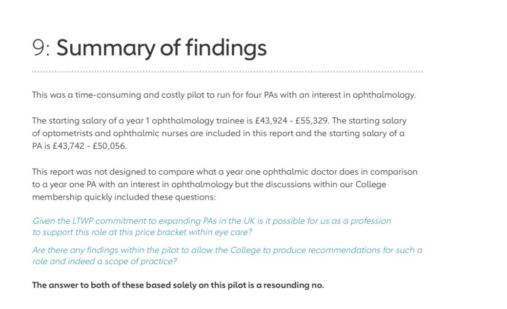 Luke Mordecai (@shr_nottingham) on Twitter photo Another College joining the ranks of doctors saying there is no place for Associates
Common sense and patient safety finally prevailing
<a href="/RCOphth/">Royal College of Ophthalmologists</a> “Resounding no” 🫡 👁️ Another College joining the ranks of doctors saying there is no place for Associates
Common sense and patient safety finally prevailing
<a href="/RCOphth/">Royal College of Ophthalmologists</a> “Resounding no” 🫡 👁️