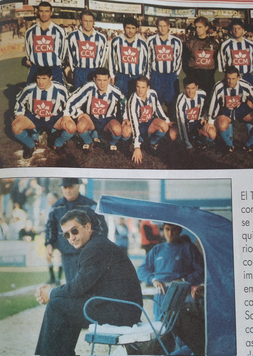 El espíritu del 98
#futbolcentenariotalavera

Clasificados para el play-off de ascenso a 1a REF <a href="/CFTalavera/">CF Talavera de la Reina 🏺</a> solo queda la suerte que faltó en la temp. 1997-98 con aquel extinto Talavera CF entrenado por Gregorio Manzano quedándose a las puertas de la Segunda división