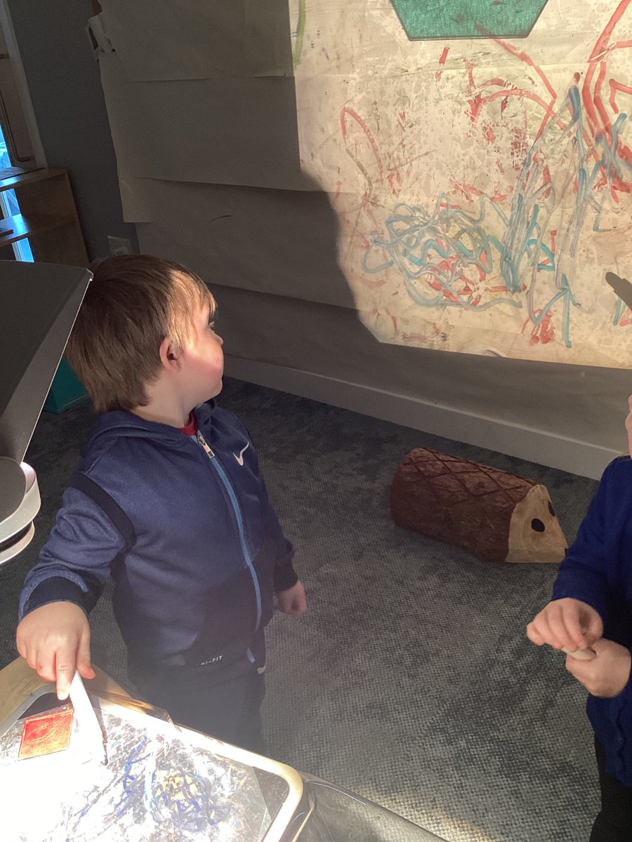 Marresshouse's tweet photo. In the Illuminaire, we’ve been exploring light and emotion—projecting our drawings onto the wall and expressing feelings through vibrant colours. A beautiful blend of creativity, technology, and self-expression! #BeingMe #ChildLedLearning https://t.co/mrgajVcol0
