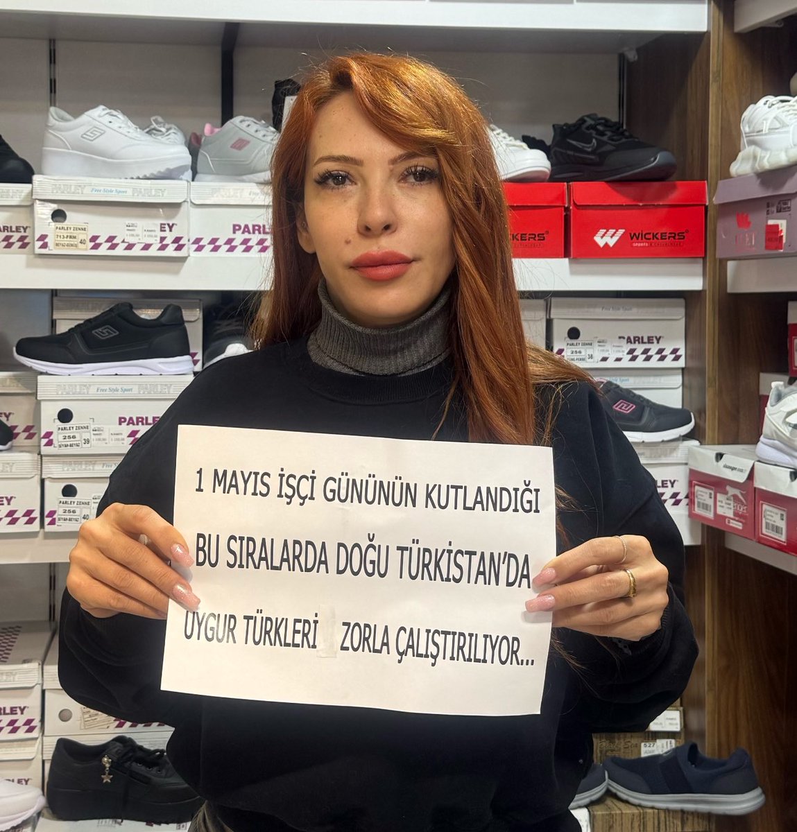 1 mays işçi gününün kutlandığı bu sıralarda Doğu Türkistan’da Uygur Türkleri zorla çalıştırılıyor! 
#doğutuerkistandazuluemvar #UYGHUR #UygurTürkleri