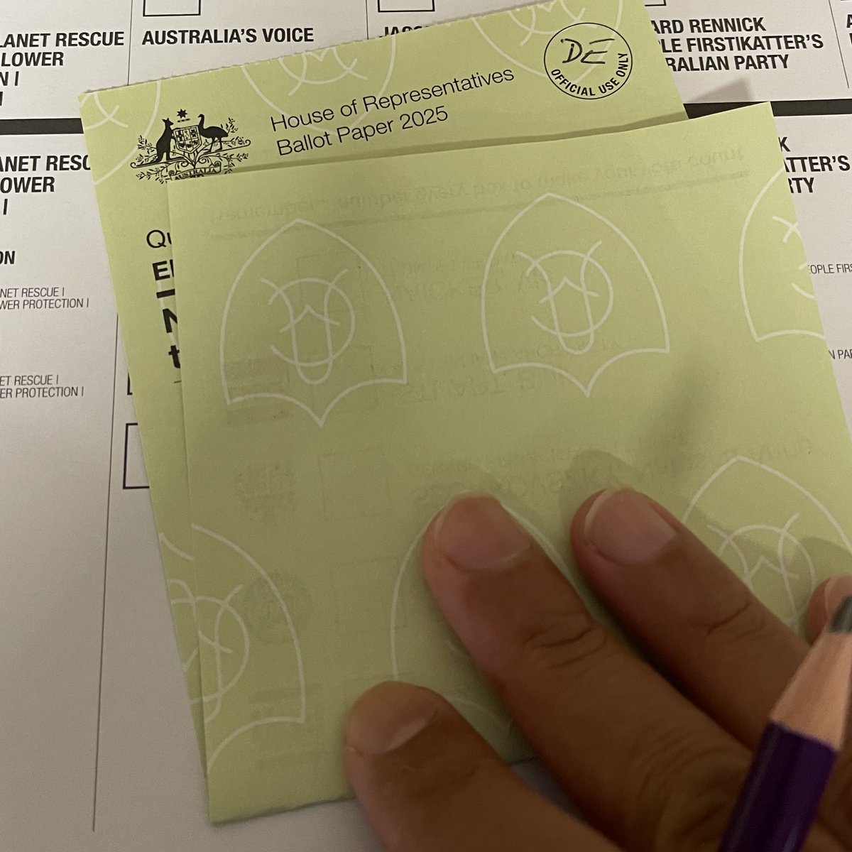 astroboysoup's tweet image. Civic duty done.
Voted in the 2025 election. #ausvotes