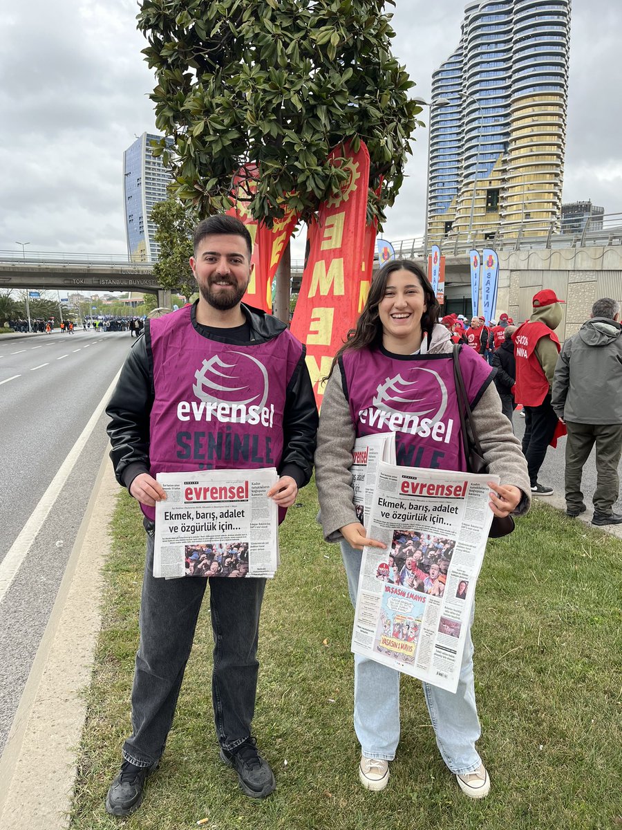 1 Mayıs’ta 1 Mayıs alanındayız!
Sörümüye, Savaşa, Yasaklara karşı hep birlikte birleşik mücadeleye!
📍Kartal
#1mayıs