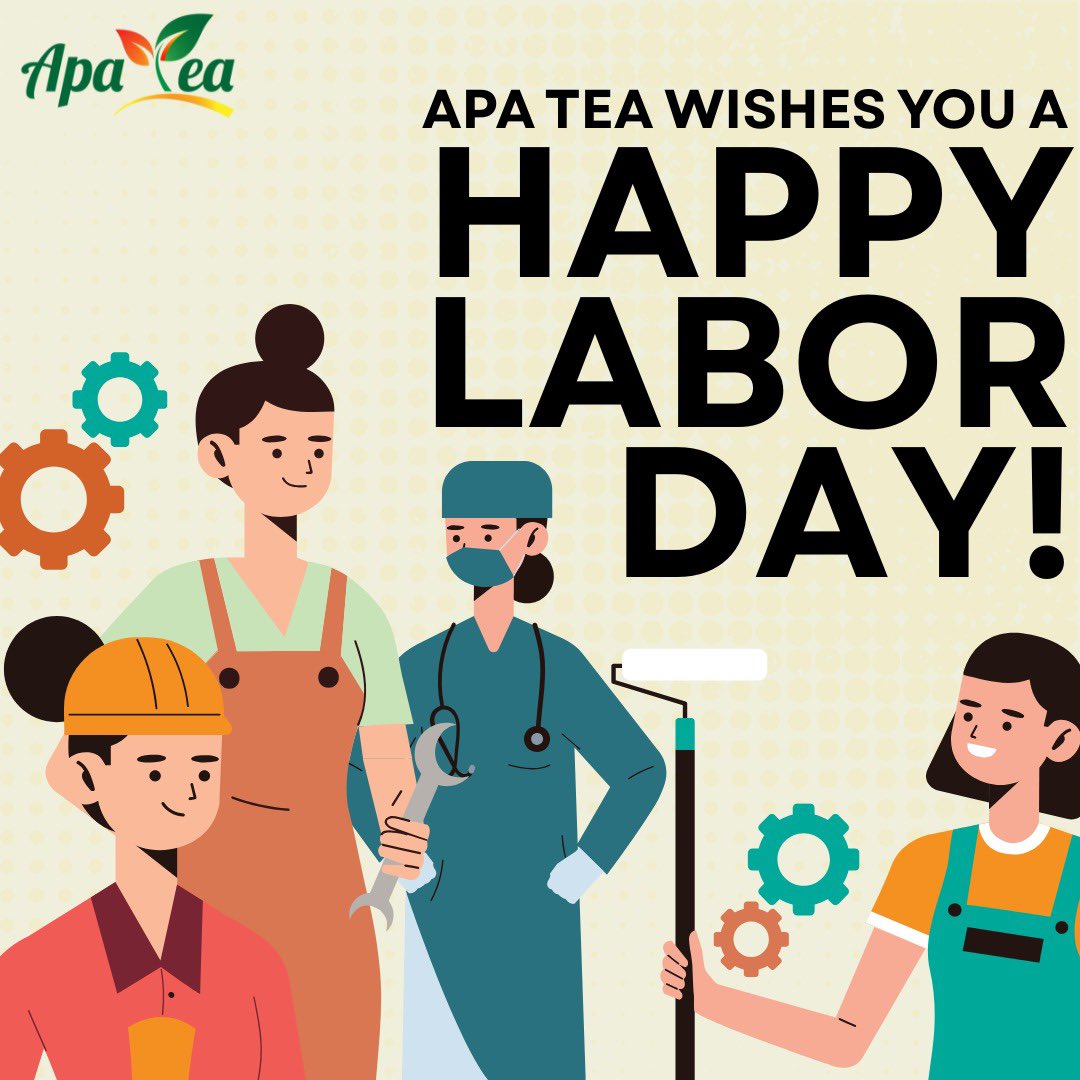 Theofficiallapa's tweet image. Wishing a very happy Labor Day from everyone at the APA Family to all the essential workers who make our lives easier 😁💚 #Laborday #APATea