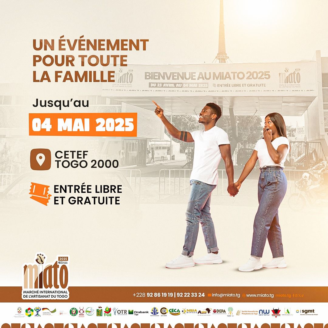 🎉 Demain c’est le week-end !
Le MIATO 2025, c’est la sortie parfaite en famille : stands, animations et bonne ambiance au rendez-vous !
📍 CETEF | 📅 Jusqu’au 4 mai
#MIATO2025 #SortieEnFamille #ArtisanatEtFête