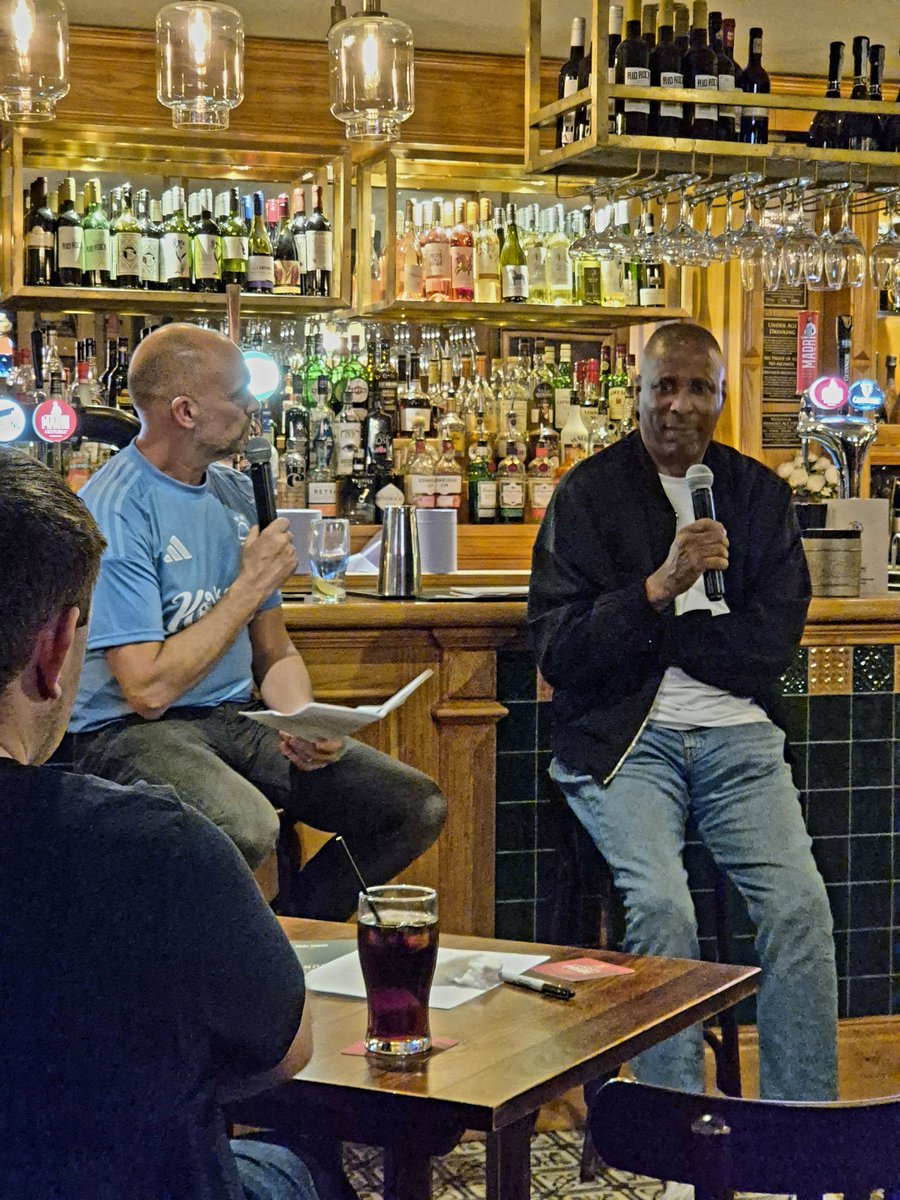 Another top Fothers &amp; Friends with 2 x European Cup Winning Nottingham Forest Miracle Man - Viv Anderson 🔴⚪️

Thanks to all who came - make sure you sign up to our mailing list for announcements of our next events soon 📲 thewilliamgunn.co.uk/join