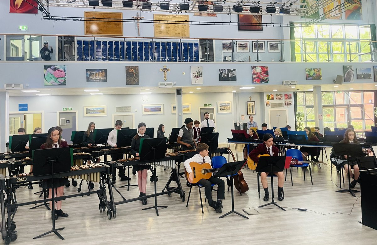 Rehearsals are in full swing for our S1 concert tonight and everyone is sounding brilliant! Look forward to welcoming you all later.
