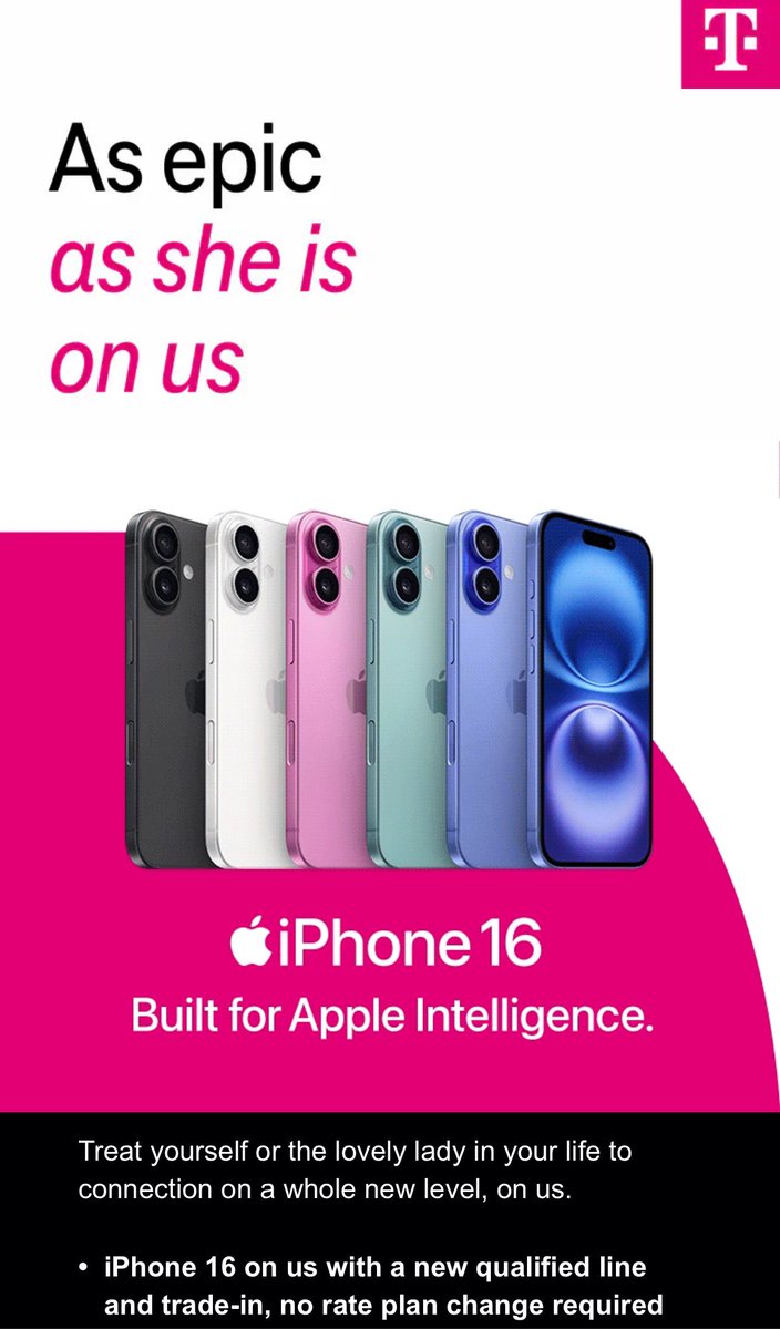 IamJaydotcom's tweet image. T-Mobile must have silently drop their DEI program. If This is the case I think it’s time to drop them! #Tmobile #DEI #Diversity #LGBTQIAMagenta  #iphone16 #Tmobilenewsroom #Henotjustshe