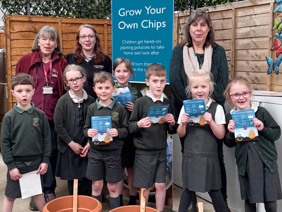 🥔We've kicked off this year's 'Grow Your Own Chips' initiative, welcoming local schools to take part in our fun and educational growing challenge. Seed potatoes have been planted and will be nurtured over the coming months! We look forward to seeing the pupils' June crop! 🥔