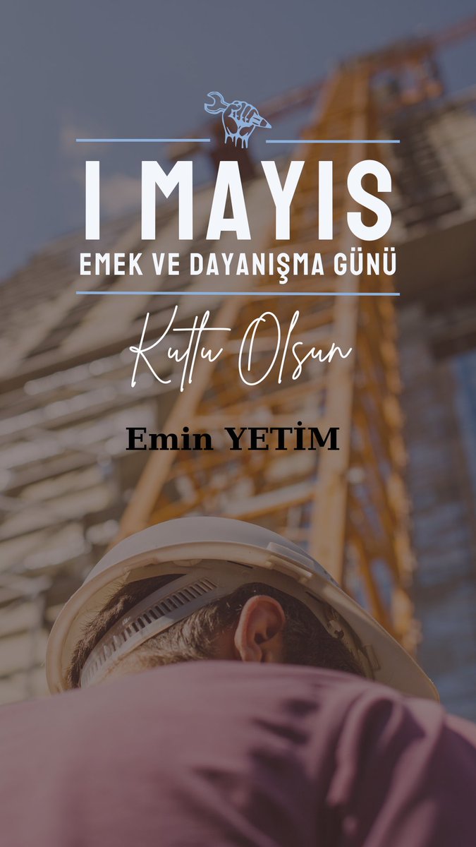 Emek ve alın teriyle ülkemizin gelişmesine katkı sağlayan tüm emekçilerimizin 1 Mayıs Emek ve Dayanışma Günü’nü kutlar; sağlık, huzur ve başarı dolu bir çalışma hayatı dilerim.