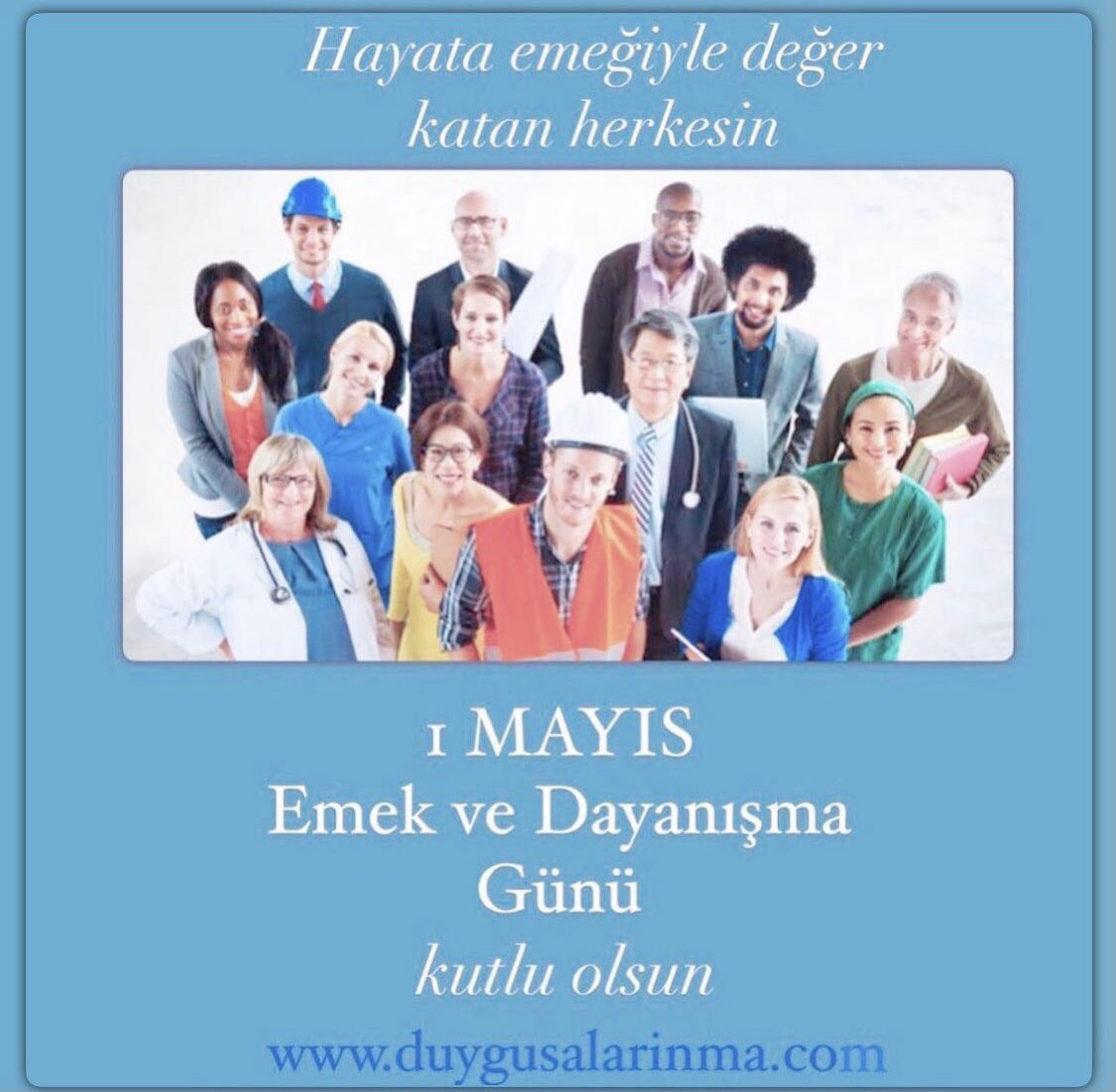 Hayata emeğiyle değer katan herkesin 1 Mayıs Emek ve Dayanışma Günü kutlu olsun…