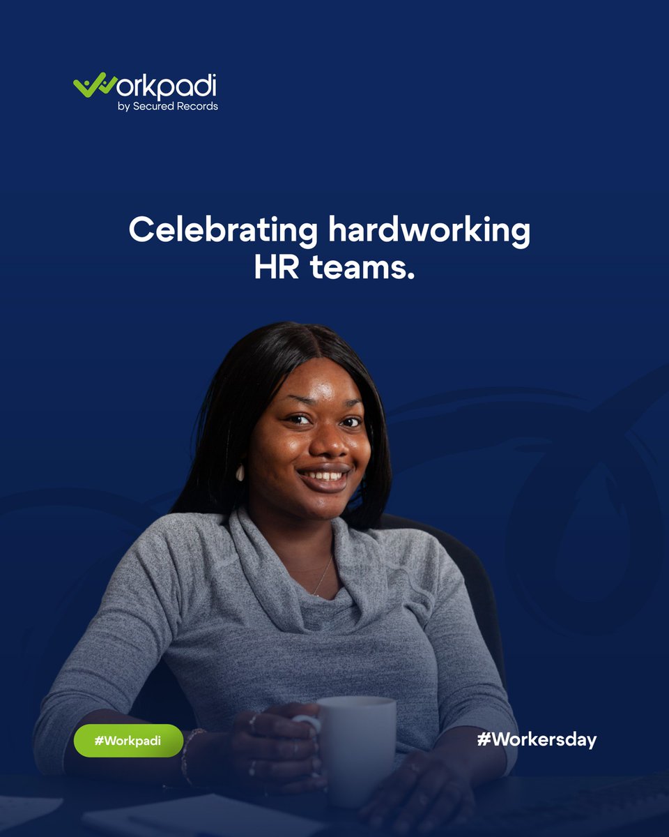 Teamworkpadi's tweet photo. On this Labour Day, we honour the unsung heroes of every organisation, HR teams. 

Your work builds culture, care, and success. 

WorkPadi is proud to power your workflow.

Tag an HR pro who deserves a shoutout!

#workpadi #yourHR https://t.co/hUE3cyA6zE