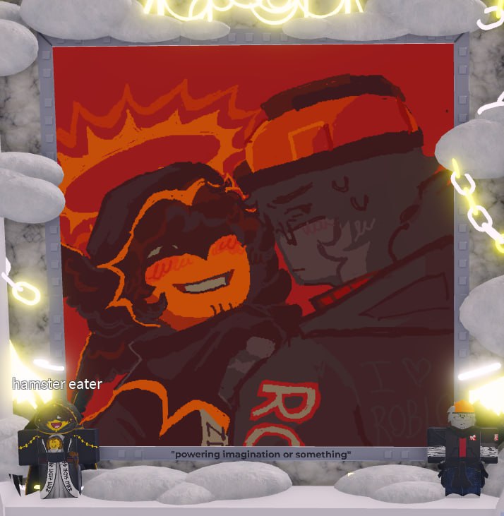 powering imagination or something 

#buildermon #roblox