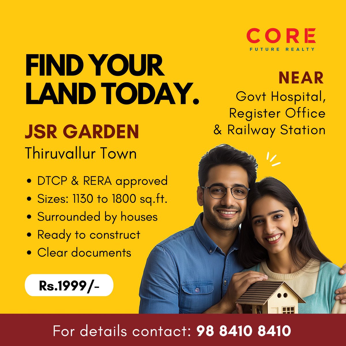 corefuturealty's tweet image. Plots at Thiruvallur Town. Build your dream home at perfect location.
#thiruvallur #plotdevelopment #jsrgarden #realestate #corefuturerealty