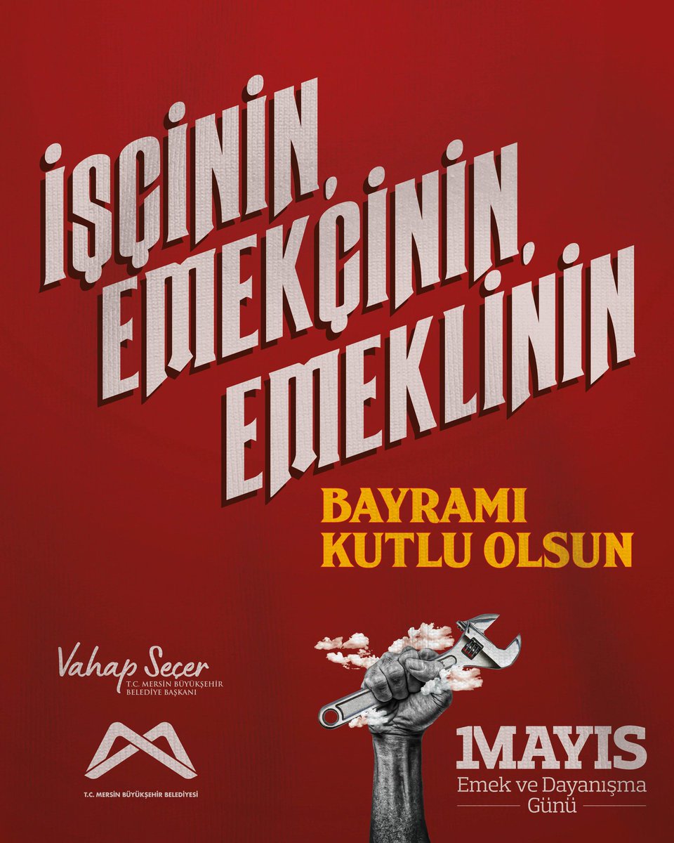 İşçinin, emekçinin, emeklinin bayramı kutlu olsun.