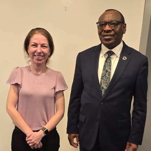 ECA (@eca_official) on Twitter photo On the margins of #FfD4 prep, <a href="/ECA_OFFICIAL/">ECA</a> ES @ClaverGatete met with <a href="/CCSI_Columbia/">Columbia Center on Sustainable Investment (CCSI)</a> Director Lisa Sachs. They explored collaboration on climate finance, sustainable investment & food systems, including a joint research, student engagement & a framework agreement to deepen ties. On the margins of #FfD4 prep, <a href="/ECA_OFFICIAL/">ECA</a> ES @ClaverGatete met with <a href="/CCSI_Columbia/">Columbia Center on Sustainable Investment (CCSI)</a> Director Lisa Sachs. They explored collaboration on climate finance, sustainable investment & food systems, including a joint research, student engagement & a framework agreement to deepen ties.