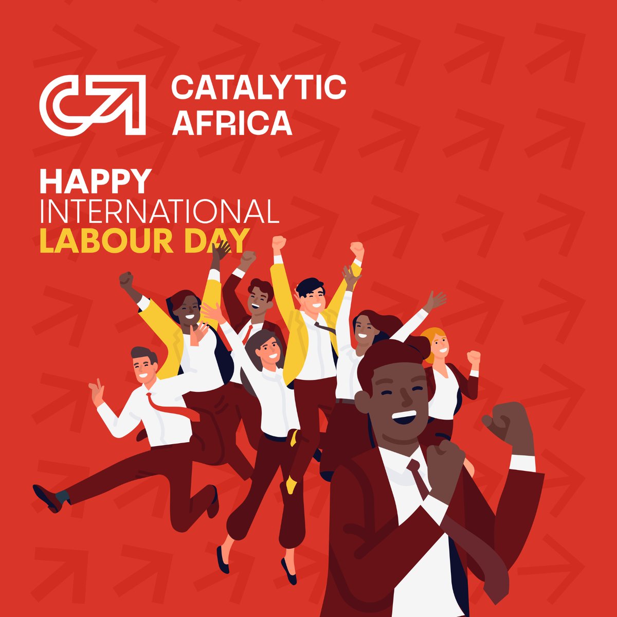 Happy #InternationalLabourDay from Catalytic Africa!

On this special day, we salute the #entrepreneurs and #innovation hubs powering Africa’s growth through your vision and impact!