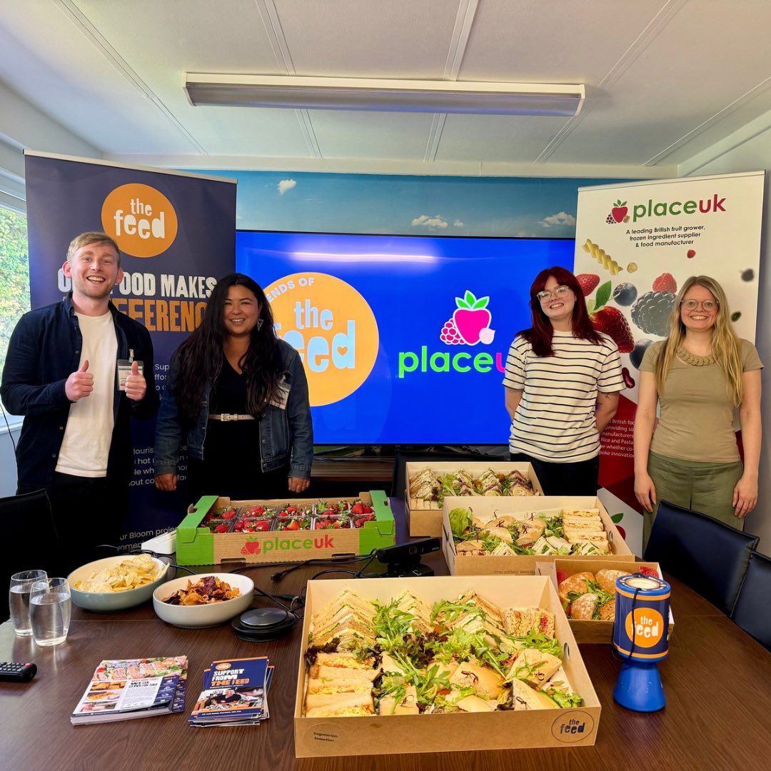 Yesterday, Nade &amp; Alex spent the day visiting one of our wonderful Friends of The Feed, Place UK 😊

Raising awareness &amp; showing them how their incredible support is helping our community eat well, live well, and feel connected. 

#OurFoodMakesADifference 🧡