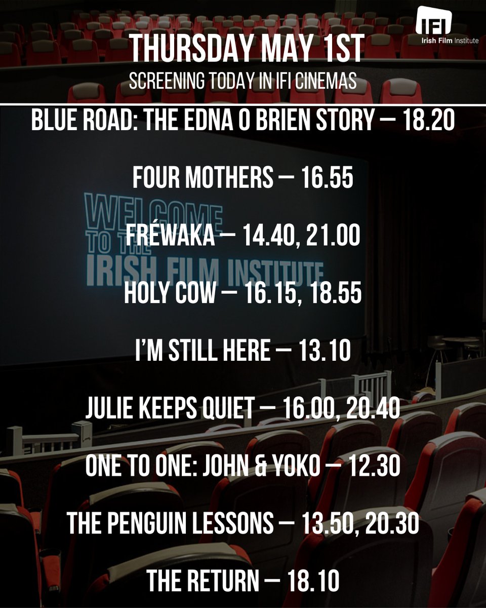 📽️ Screening today at the IFI 🎟️ 

👉 ifi.ie/whats-on/