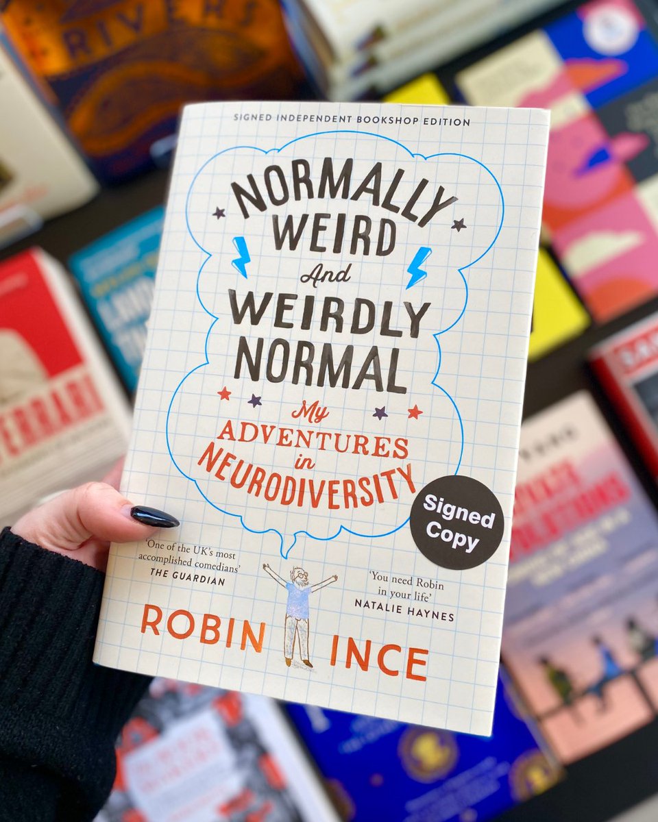 -NEW RELEASES!-

We're thrilled to have SIGNED sprayed edge independent bookshop exclusive copies of  #TheSunshineMan by #EmmaStonex &amp; #NormallyWeirdandWeirdlyNormal: My Adventures in Neurodiversity by #RobinInce available now at The Book Stop!☀️🧠

#indiebookshop #signedbooks