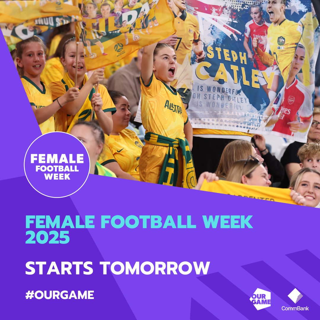 #FemaleFootballWeek kicks off TOMORROW! 💜

From webinars, events and club resources, there are multiple ways to get involved and support women's football: bit.ly/FemaleFootball…

#OurGame