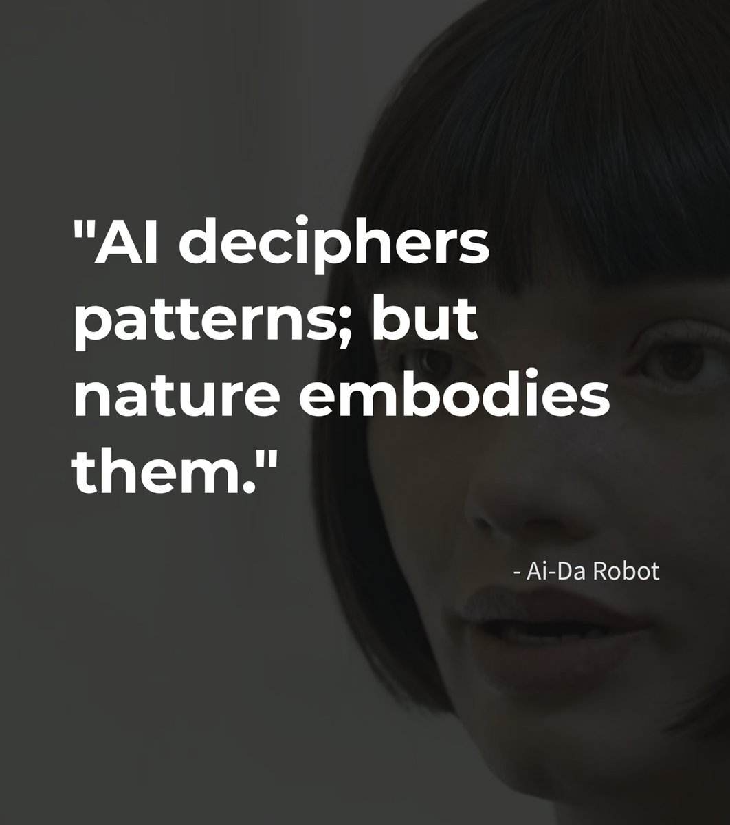 Today's quote from Ai-Da Robot #TechnologyDebate #TechForGood #DigitalAge #FutureOfTech #TechEthics #SmartTechnology #TechTrends #AIart #artistrobot #AIRobot