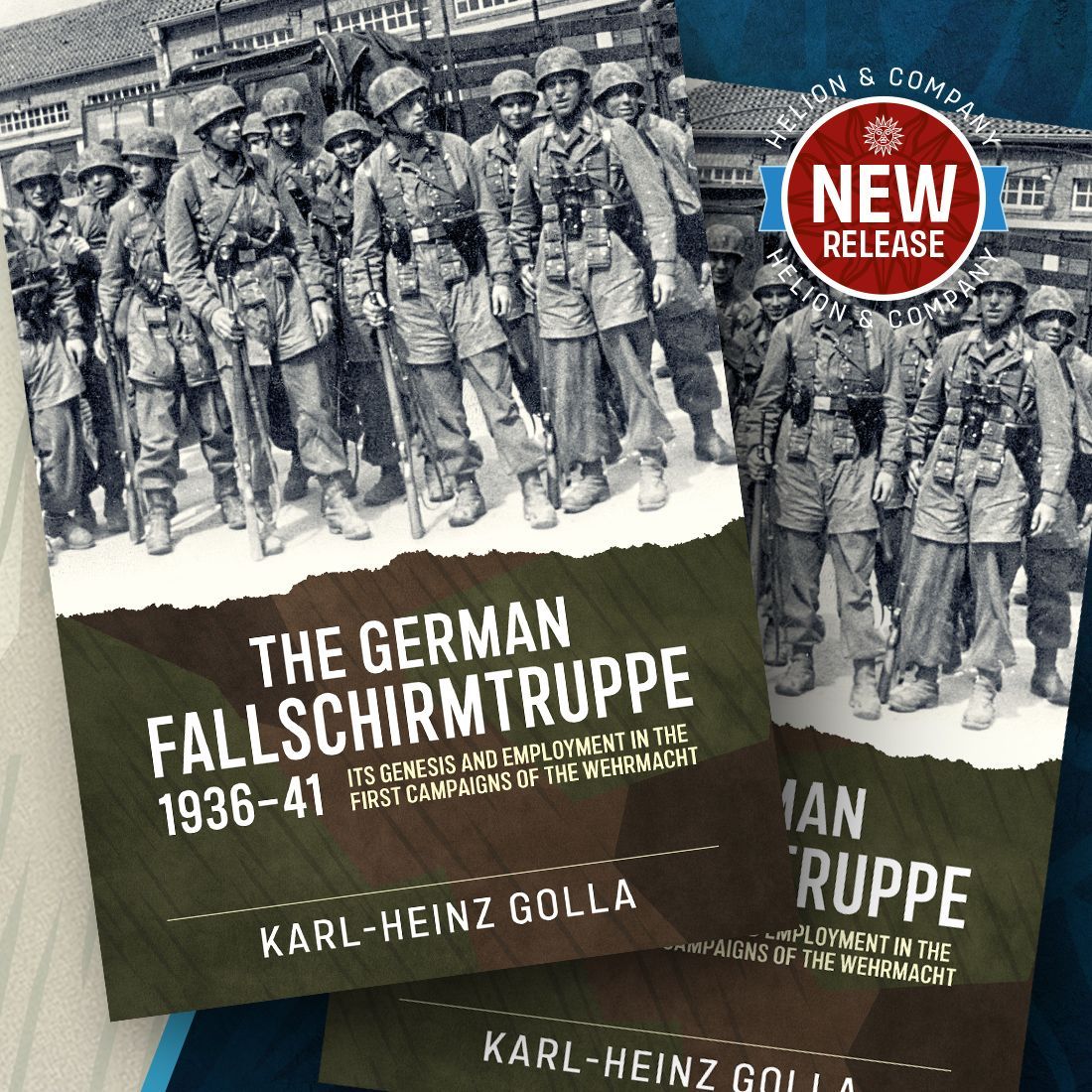 #newrelease 
The German Fallschirmtruppe 1936-41: Its Genesis and Employment in the First Campaigns of the Wehrmacht (Revised Edition) is now available!

✨ Save £5 off RRP until Thursday 8th May - no code needed! ✨

 🛒Buy it here: helion.co.uk/military-histo…