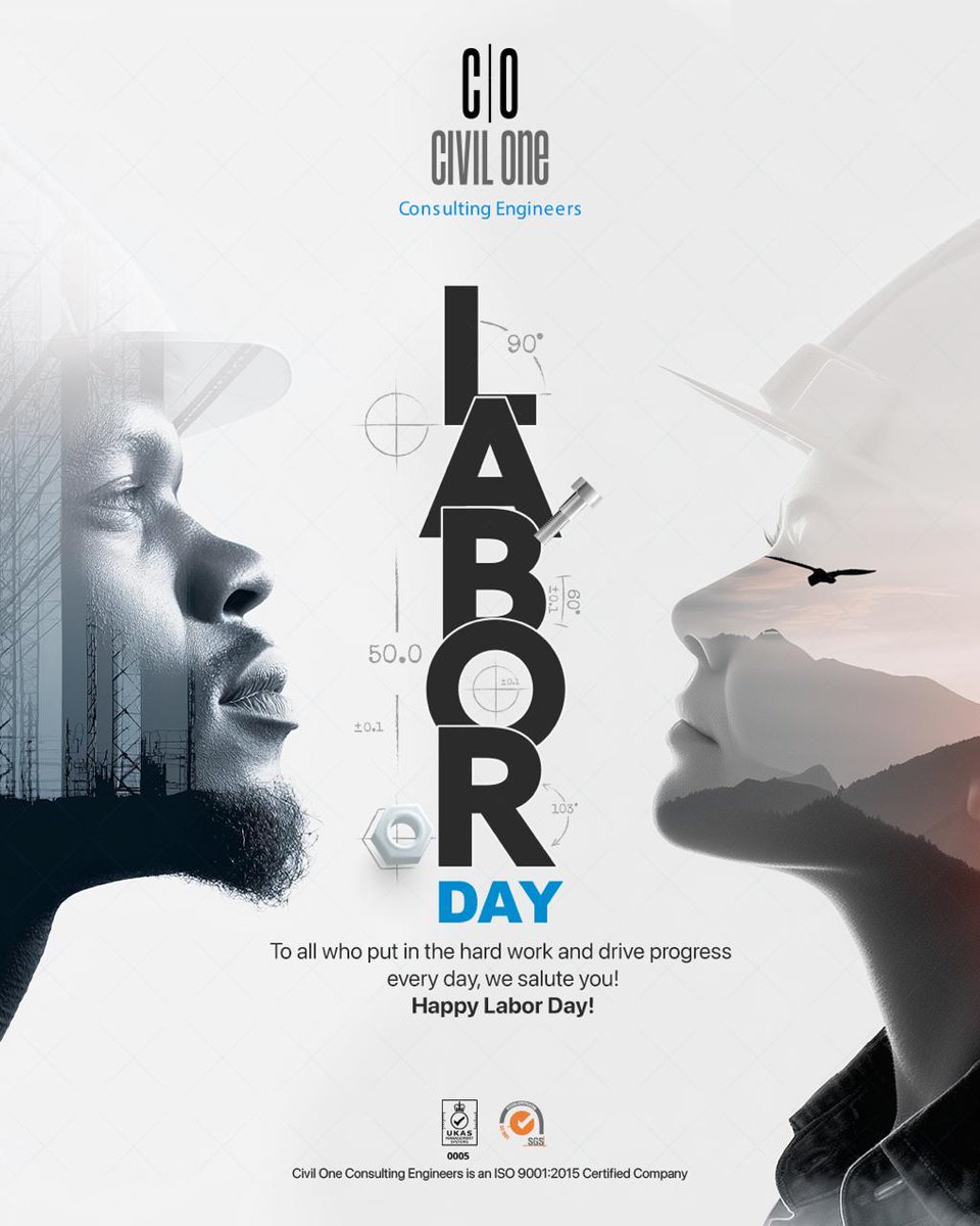 Celebrating those who turn sweat to success.
#happpylabourday
#kenyacivilengineers