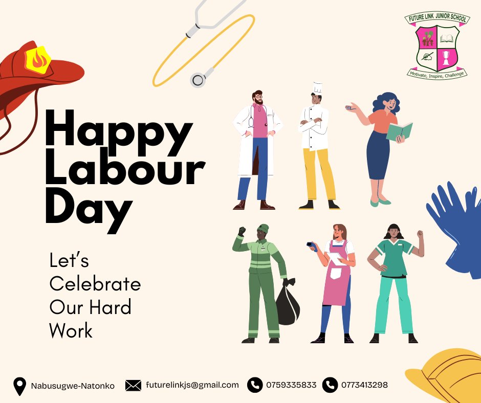 futurelinkjs's tweet image. Happy Labour Day!
We celebrate all workers whose efforts build our communities.
Your hard work matters.
💪🏽 Thank you for all you do!
#LabourDay #FutureLinkJuniorSchool #CelebrateWork