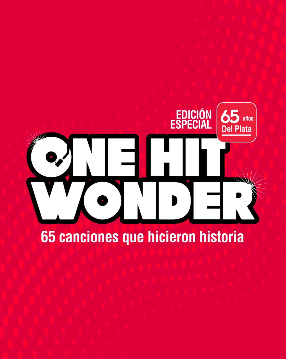 En Mayo …. 65 Canciones, 65 Historias ….ONE HIT WONDER….Te trae lo Mejor de los 80S, solo por DEL PLATA FM. 
Celebrando 65 Años de Música.
🎉👏📻🎧🎶🎤