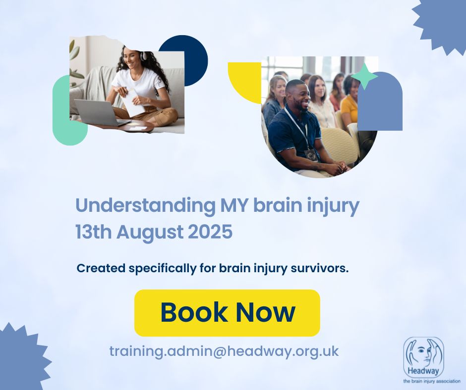 Created specifically for brain injury survivors, Understanding MY brain injury is a training course that will explore the hidden effects of brain injury and the rehabilitation journey.

📆 Sign up for free before 13th August 2025: buff.ly/xi6YBFF