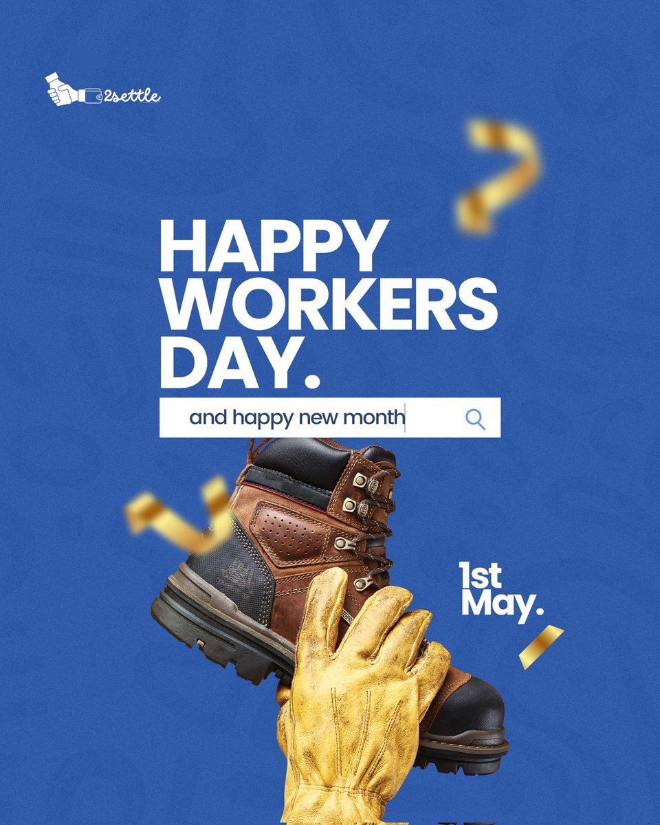 2SettleHQ's tweet photo. Happy New Month guys.

4 months down already and we've started crushing the 5th.

It's the first day of the month and we've got to celebrate all workers.

Happy Workers Day.

#HappyNewMonth #MayDay2025 #WorkersDay2025 #WorkersDay #2SettleHQ https://t.co/h5DvADDPYb