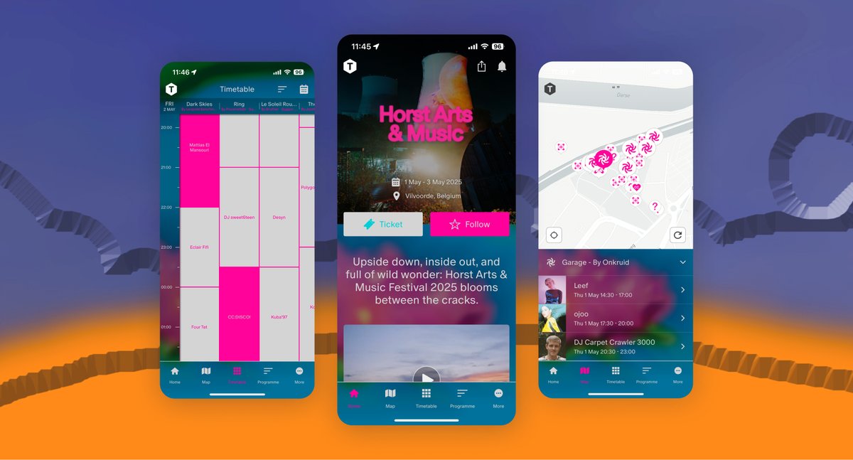 #meetthefestivals Another brand new partnership: TMSQR launched standalone apps for Horst Arts &amp; Music from Belgium. They blend and celebrate the worlds of arts, architecture and music. Explore their world with the Horst Arts &amp; Music app!

Read more 👉 tmsqr.com/blog/mtf-horst