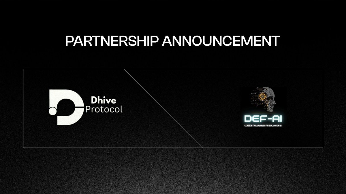 DhiveHQ x DEF-AI 🤝
🤖<a href="/DeF_AIofficial/">DeF-Ai</a> is an AI-powered trading and utility platform designed to help users maximize their trading potential while mitigating risks. With AI-driven market analysis, automated trading strategies, and real-time token insights, it empowers smarter