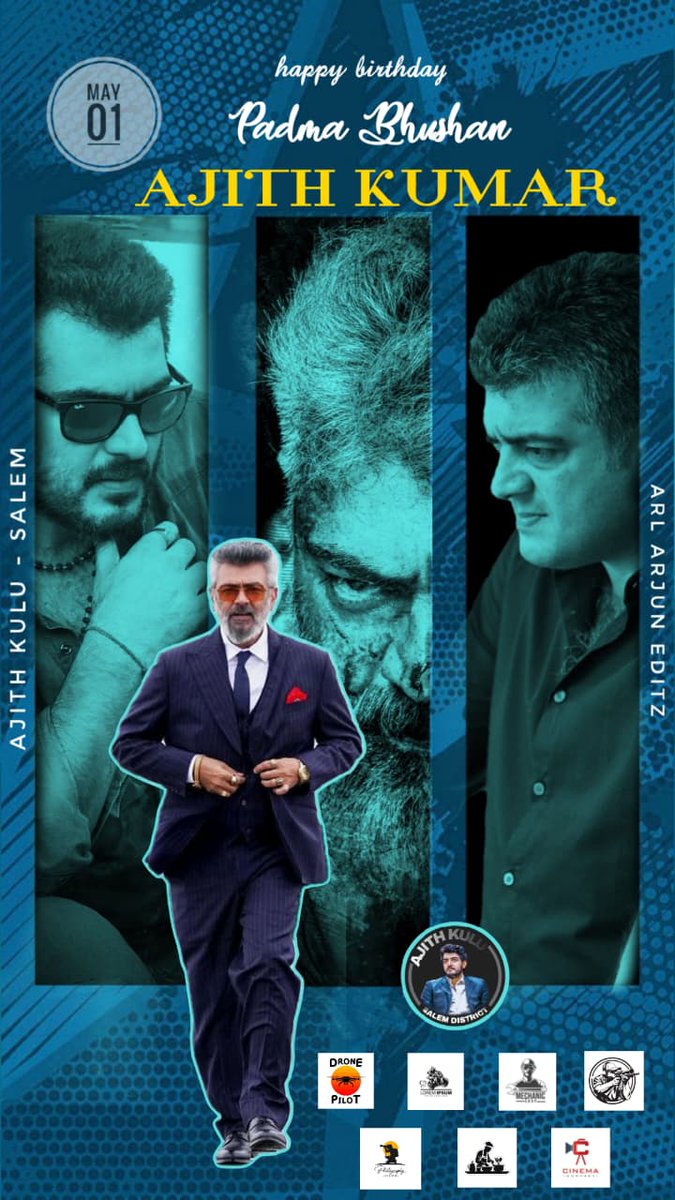 Happy Birthday to the red dragon, #AjithKumar sir ❤️‍🔥

Have a wonderful year ahead pursuing your passions and finding glory in everything you do ✨

#HBDPadmaBhushanAjithKumar
#HBDAjithKumar