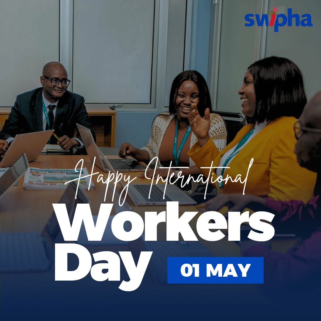 Happy Workers’ Day!

Today we celebrate the dedication, resilience, and impact of every Swipha worker.

Your efforts keeps us moving.

#SwiphaCares #Workersday #Swiphateam #Happynewmonth #swiphanigeria