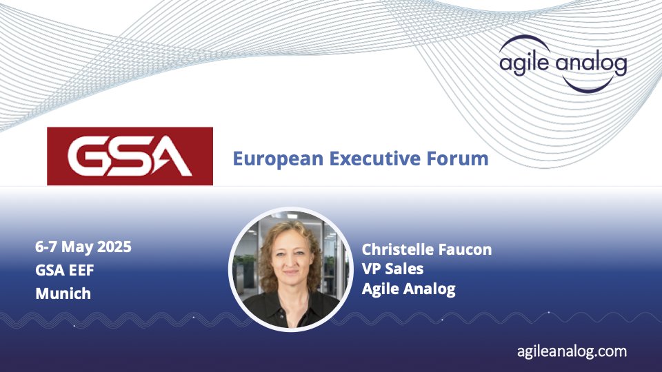 AgileAnalog (@agileanalog) on Twitter photo <a href="/AgileAnalog/">AgileAnalog</a> will be at the <a href="/GlobalSemi/">Global Semiconductor Alliance (GSA)</a> European Executive Forum 6-7 May in Munich, to talk to our #semiconductorindustry contacts and customers about our exciting #analogIP technology.
agileanalog.com/event-posts/gs…
#GSA #GSAEEF25 #semiconductors #electronics #analogdesign <a href="/AgileAnalog/">AgileAnalog</a> will be at the <a href="/GlobalSemi/">Global Semiconductor Alliance (GSA)</a> European Executive Forum 6-7 May in Munich, to talk to our #semiconductorindustry contacts and customers about our exciting #analogIP technology.
agileanalog.com/event-posts/gs…
#GSA #GSAEEF25 #semiconductors #electronics #analogdesign