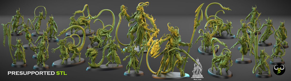 New month new release and we continue to expand the DARK LEGION. The Depravation fiends are here to take your soul... Grab them now before they force you to do it here !
> patreon.com/c/ClayBeastCre…
> myminifactory.com/users/ClayBeas…