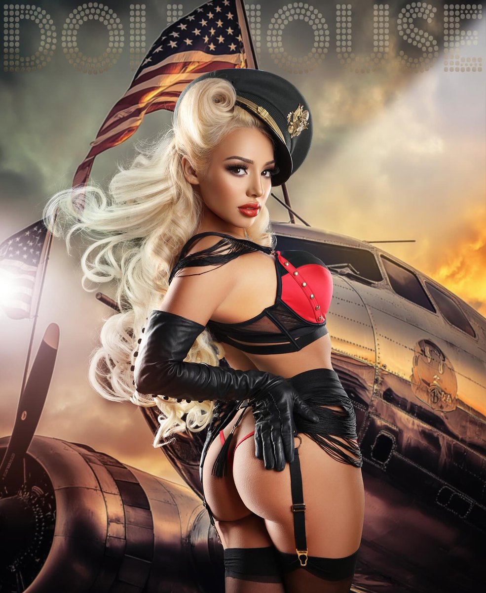 “A salute with sass, hips that sway,
She’s in control, ready to play.“

Pin Up makeover photoshoots of your dreams at DOLLHOUSE - the magic awaits you!

Model: @hotblondevixen 
Photography: @chrissysparksdollhouse 
MUAH: <a href="/that/">tanner 🧢</a>.vintage.flowergirl
Costume: Honey Birdette from the