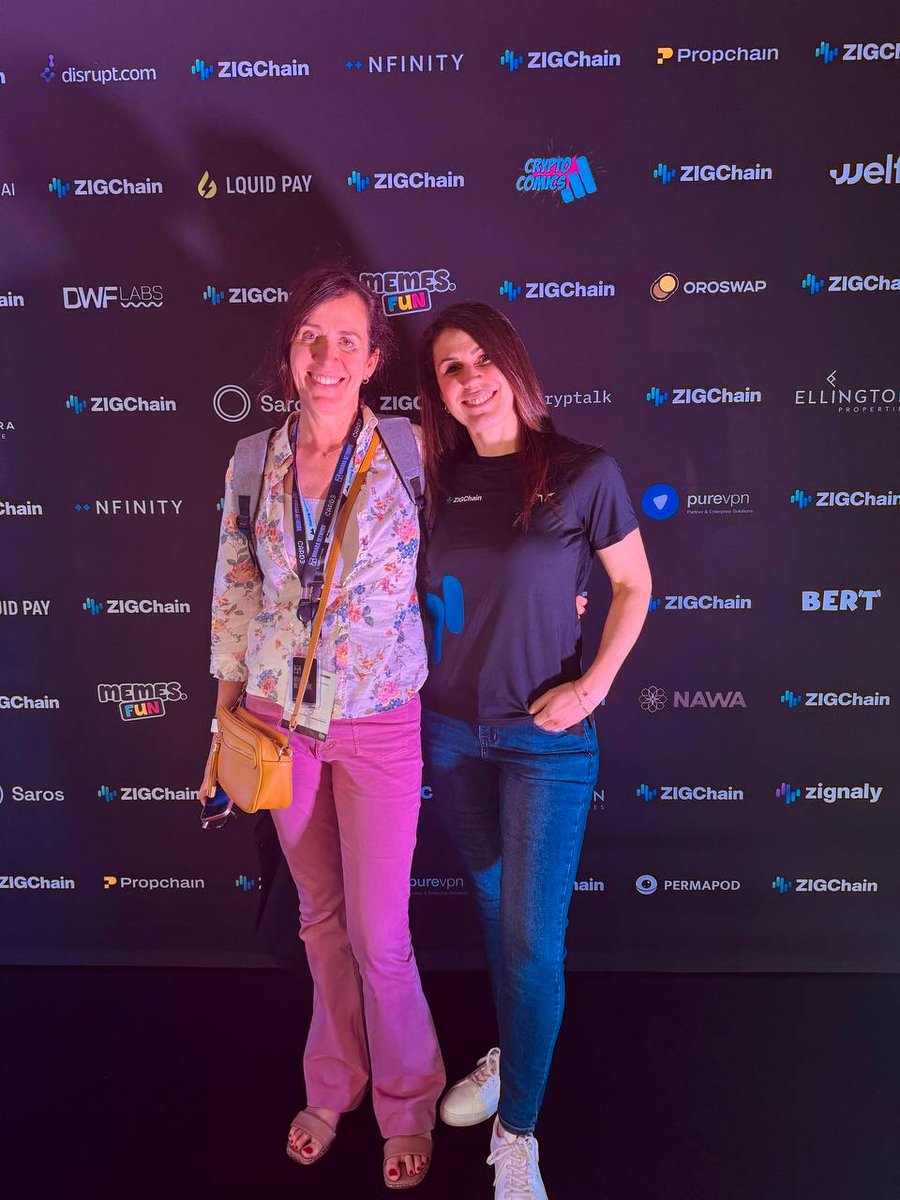Such a pleasure meeting <a href="/miriamtocino/">Miriam Tocino</a> at #2049Token Dubai! 🌟

COO, children’s tech author, mentor <a href="/CajigoApp/">Cajigo</a> — and above all, truly inspiring and down-to-earth 💫

We love crossing paths with people who make Web3 (and the world!) a better place ❤️

#Web3 #WomenInTech