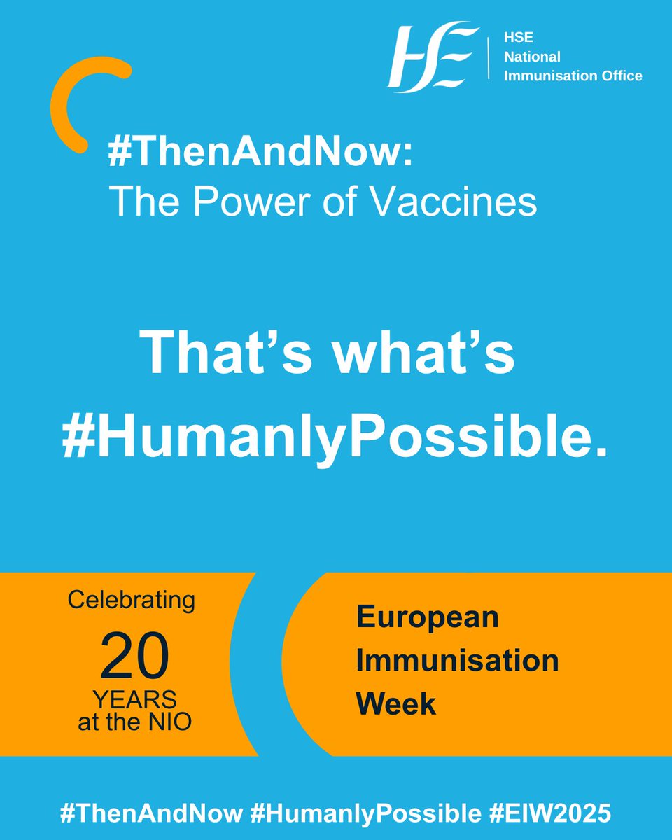 As part of #EIW2025 — and to mark 20 years of the National Immunisation Office — we’re sharing stories from the people who’ve helped shape Ireland’s vaccination journey.
This is Dr Louise Marron’s story. She’s a Public Health Consultant at the NIO.
#ThenAndNow