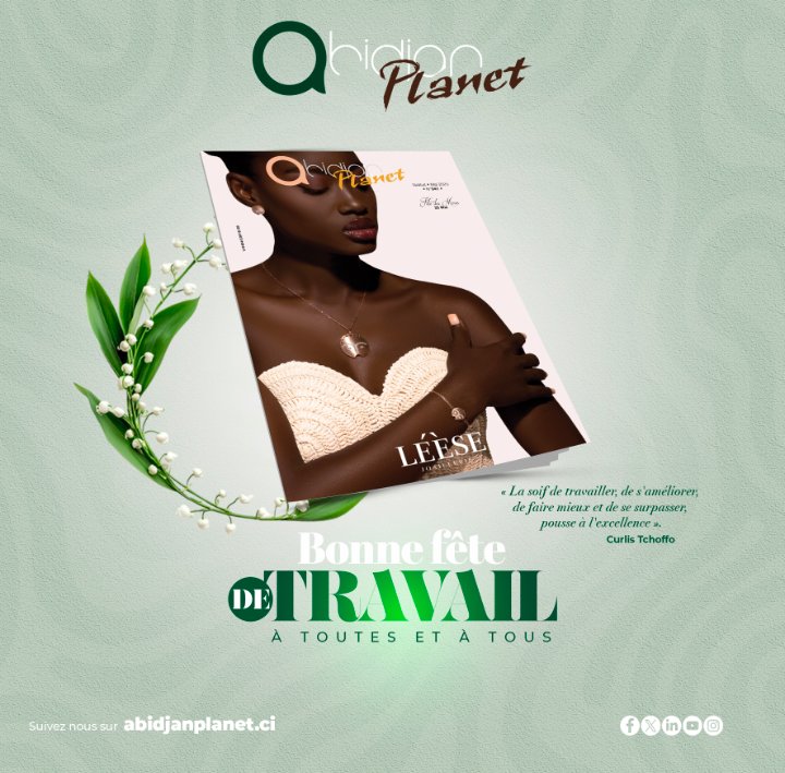 Le plaisir dans le travail met la perfection dans le travail.
Merveilleuse fête de travail à tous et toutes.
Abidjan Planet #travail