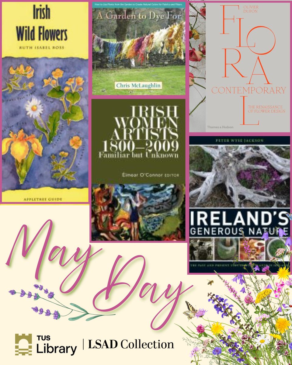 TUS_LibraryMW's tweet image. 🌸📚 Stop and smell the stories! This May Day, trade your tools for tulips and a good book. Check out some of our colourful collections at LSAD #tuslibraries
Rest, read, and bloom. #MayDay #BookBloom #readinmay2025