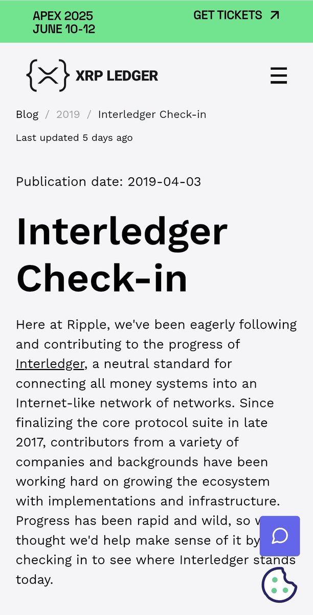 Control_Alt_BTC's tweet photo. "..First, some review for those who aren't familiar with #Interledger: it's a protocol suite for enabling the Internet of Value.."
#xCurrent #ILP #XRPL https://t.co/sNO9YbEn9J