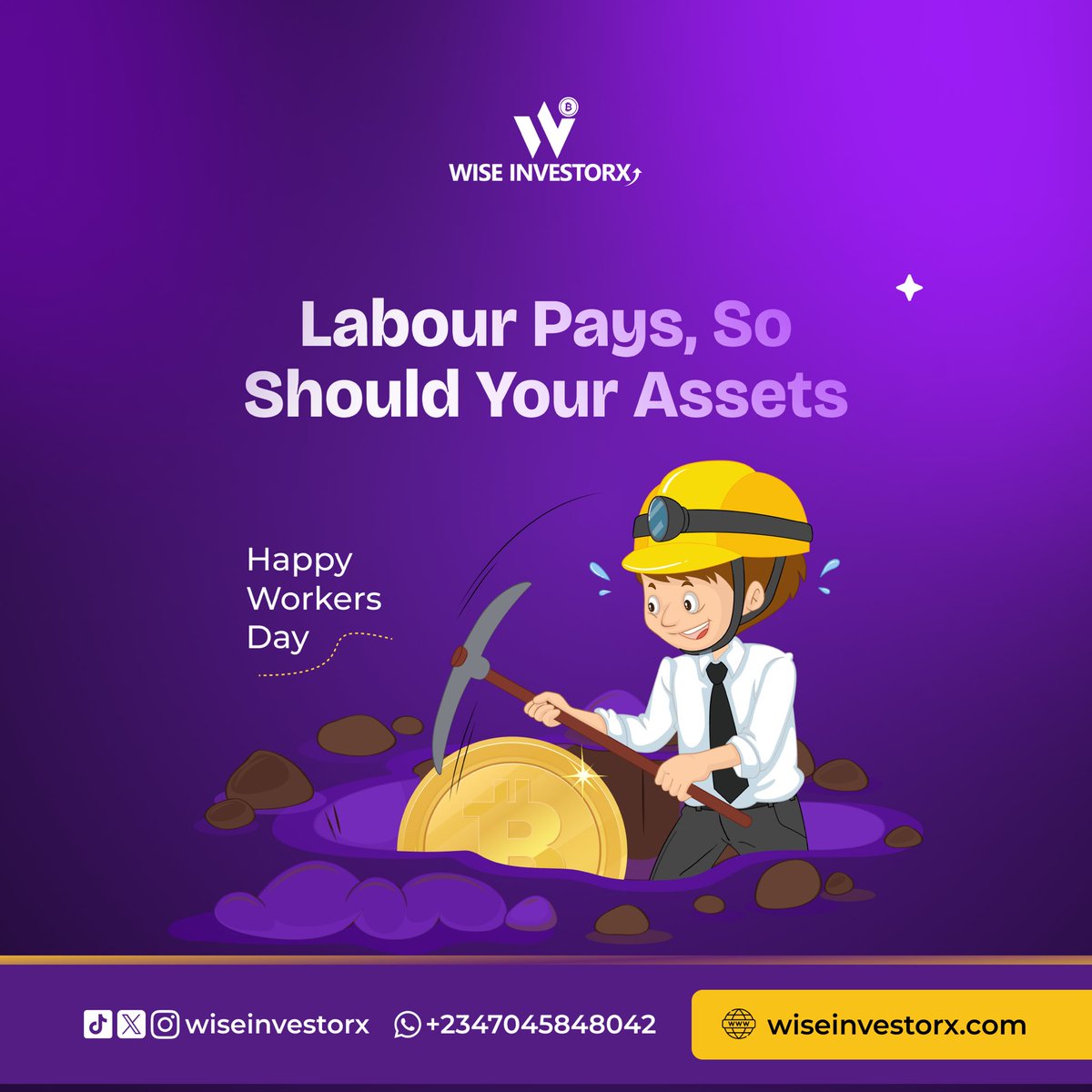 Zamani 👾🎴 (@xx_zamani) on Twitter photo Happy new month and Happy Workers' Day to everyone 💜
Greetings from <a href="/Wiseinvestorx/">Wise InvestorX 💼🧸</a> to our amazing customers. May God bless us all. Continue trading with Wiseinvestorx, your reliable partner for fast transactions and competitive rates, 24/7 💼
#WorkersDay 💜💜 Happy new month and Happy Workers' Day to everyone 💜
Greetings from <a href="/Wiseinvestorx/">Wise InvestorX 💼🧸</a> to our amazing customers. May God bless us all. Continue trading with Wiseinvestorx, your reliable partner for fast transactions and competitive rates, 24/7 💼
#WorkersDay 💜💜