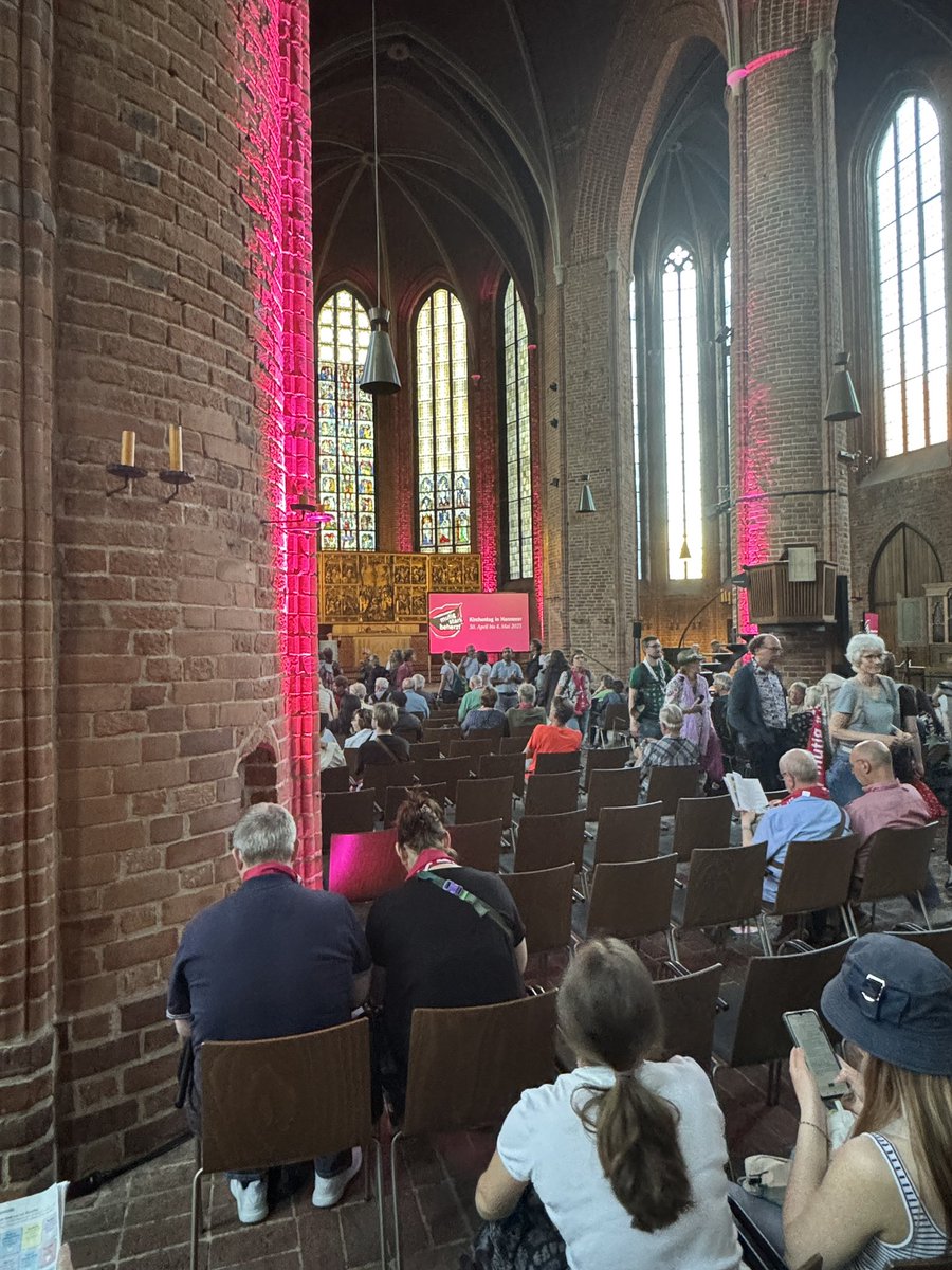 Kirchentagsstimmung in Hannover so wie das Wetter: wunderbar sonnig 🌞